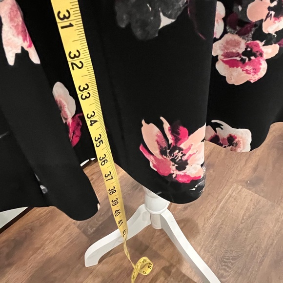 Talbots Black and Pink Floral Dress - Picture 5 of 6